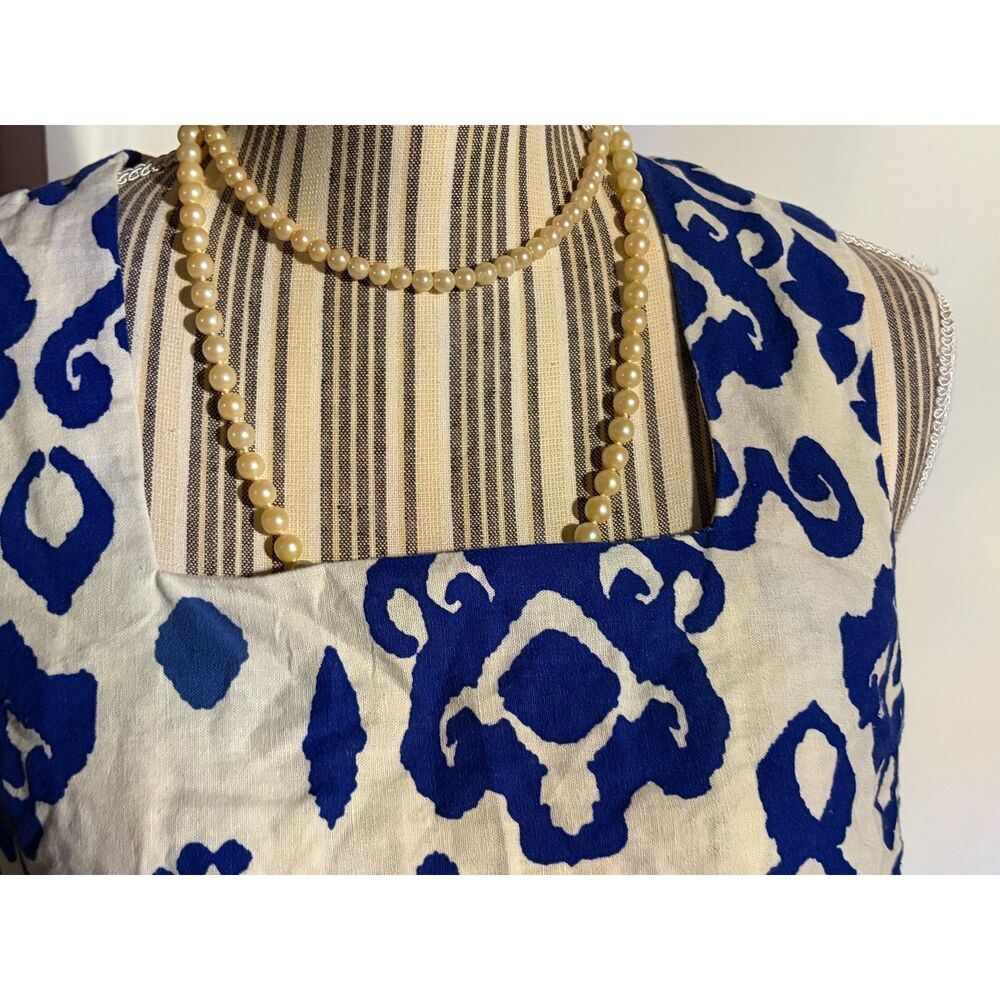 NWT S/P Linen Blend Resortwear BOHO Casual Coastal Grandma Classic Old Money Top
